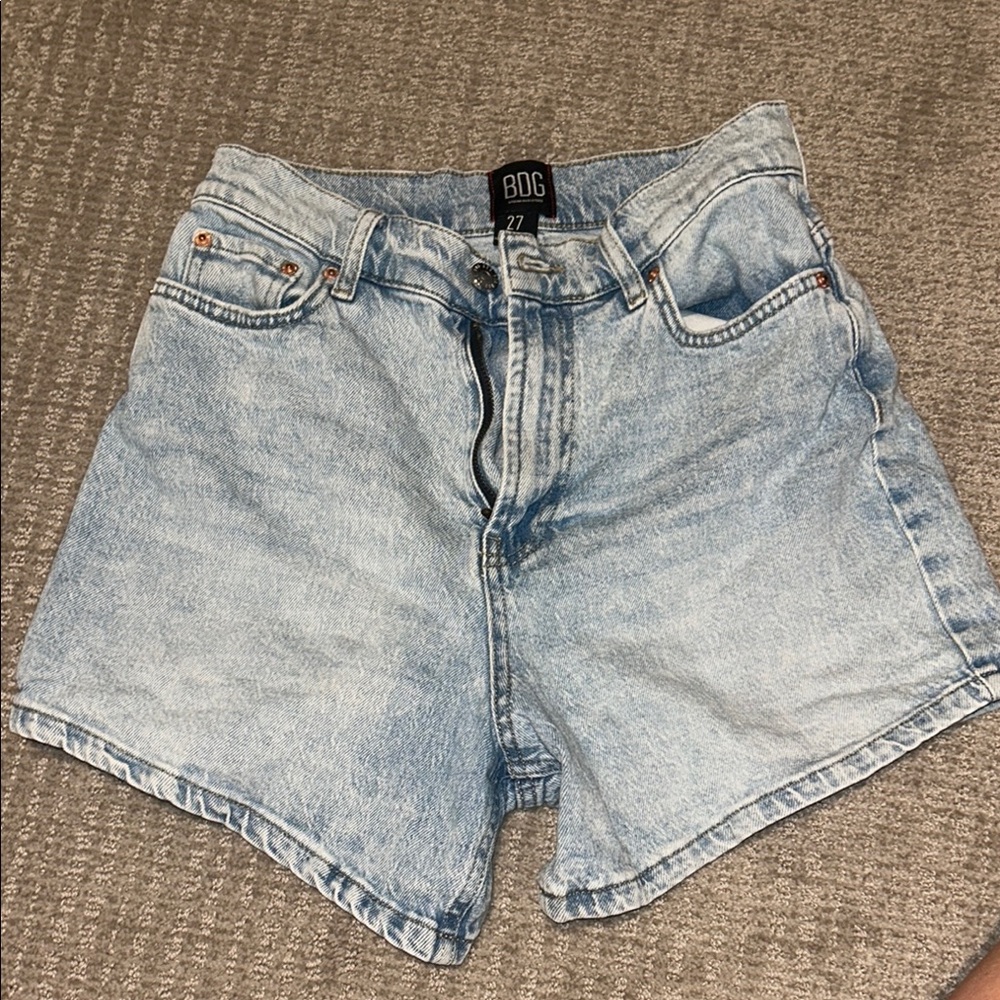 BDG Light Blue Jean Shorts